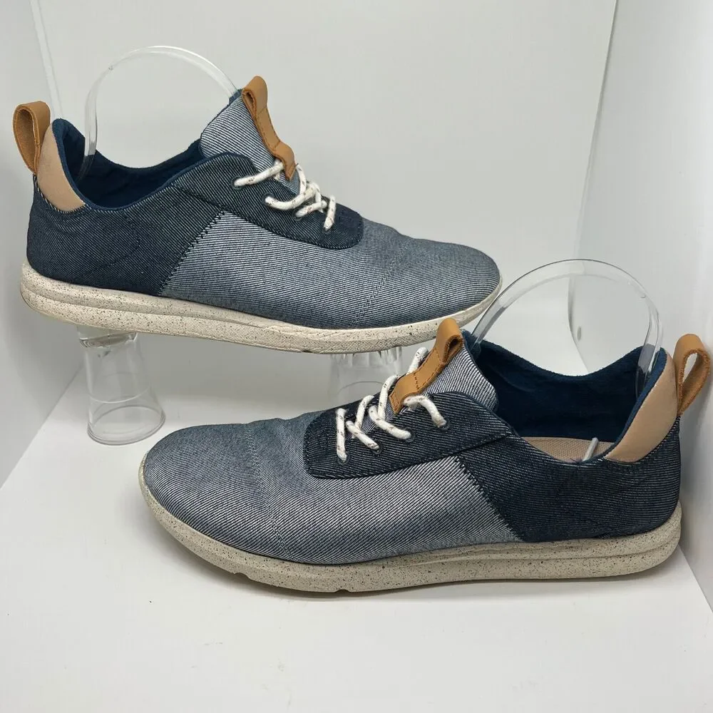 Toms Cabrillo Women Blue Lace Up Lifestyle Sneakers Shoe Lace Up Size 11 - Picture 3 of 11
